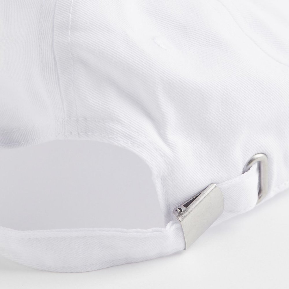 Classic Adjustable Cotton Twill Baseball Cap in White - Accessories, Hats (O/S) - Picture 2 of 3